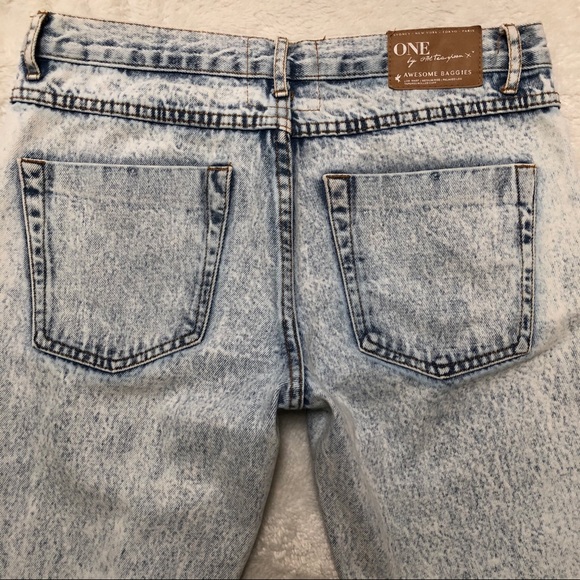 One Teaspoon Awesome Baggies Distressed Jeans 27 - Picture 7 of 8